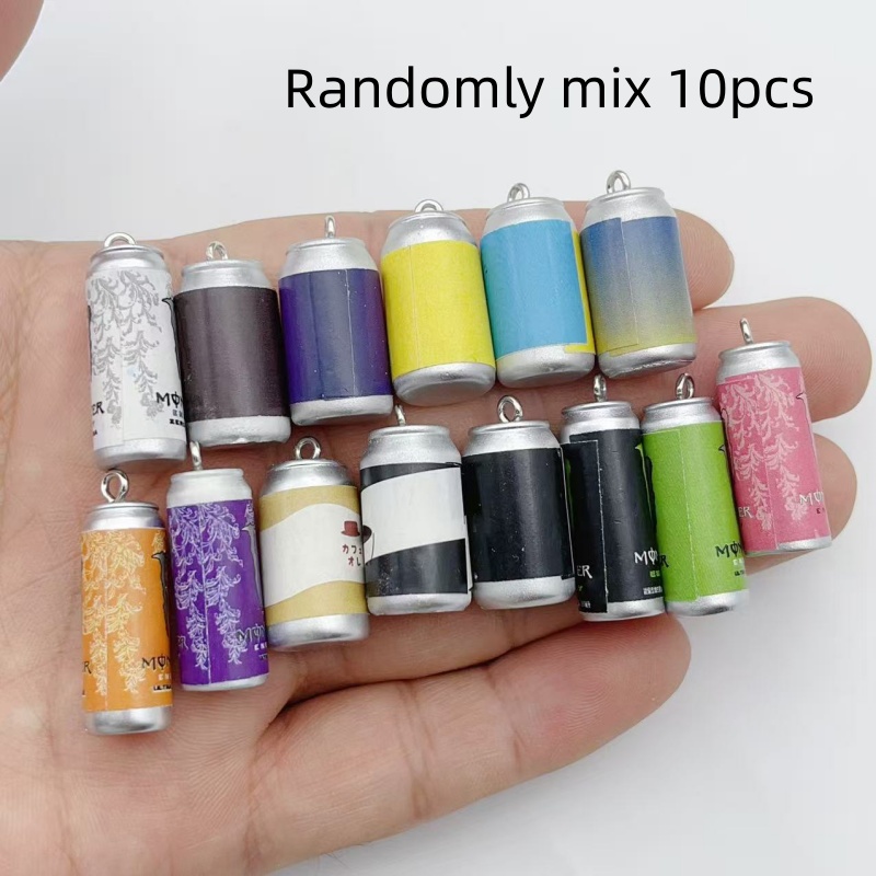 Jewelry Making Pendants - 10 Piezas Mini Abalorios de Resina