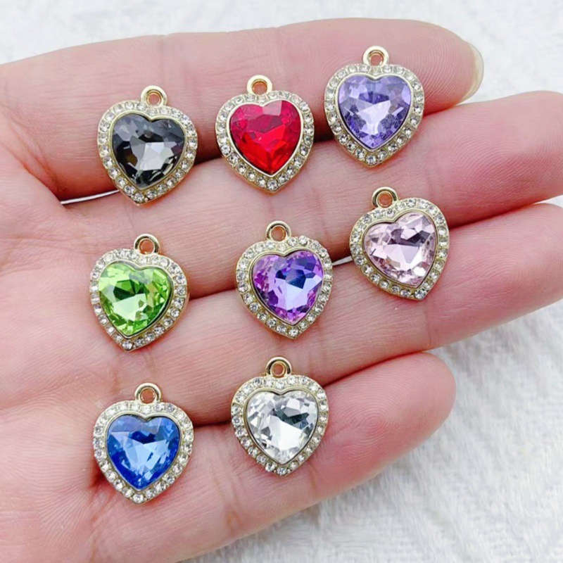 Jewelry Making Pendants - 10 piezas de colgantes con incrustaciones
