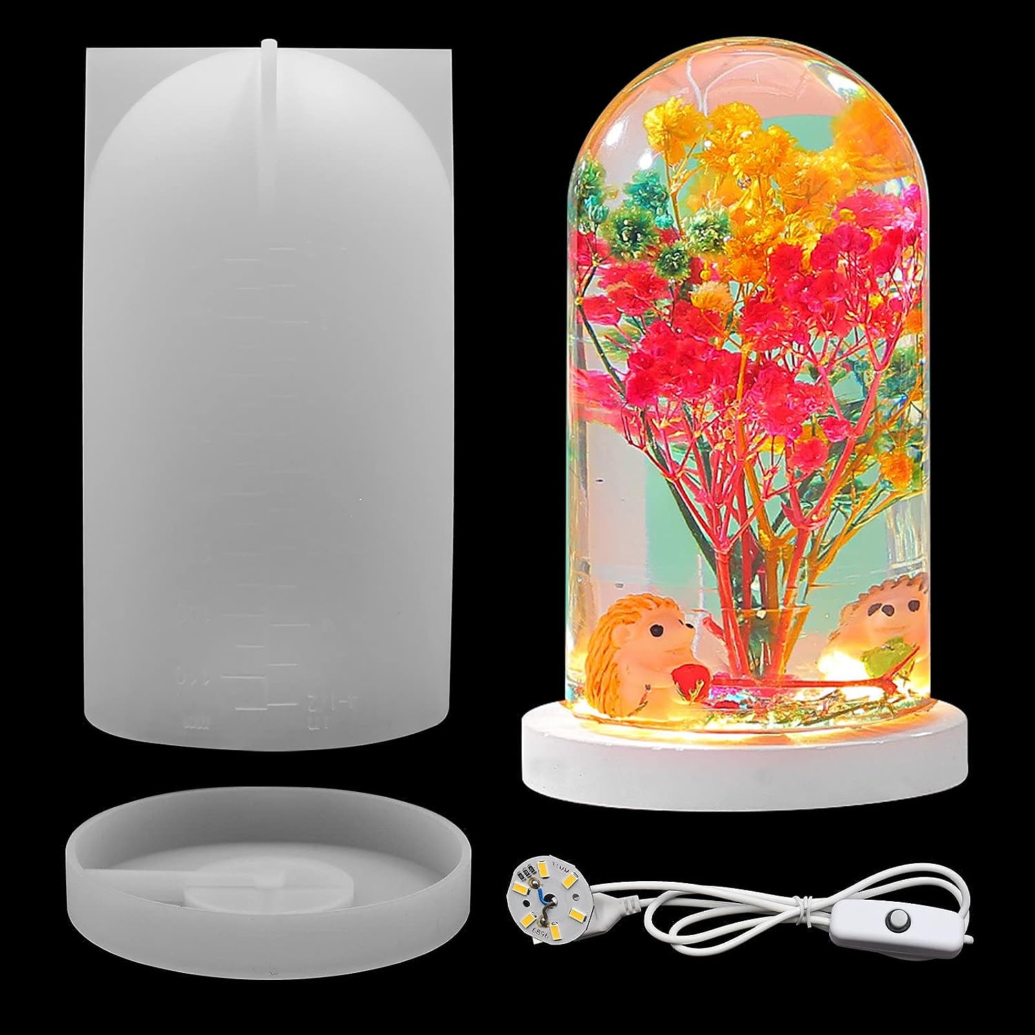 Jewelry Making Light - Molde de resina Epoxy de cristal
