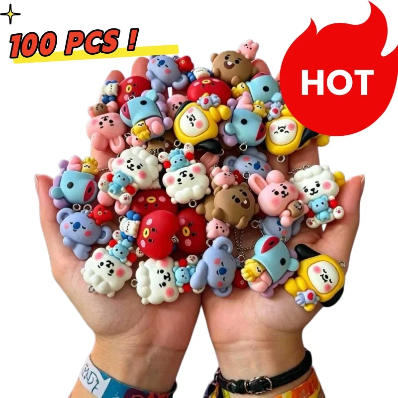 Jewelry Making Earring Supplies - 7 piezas de dijes de resina