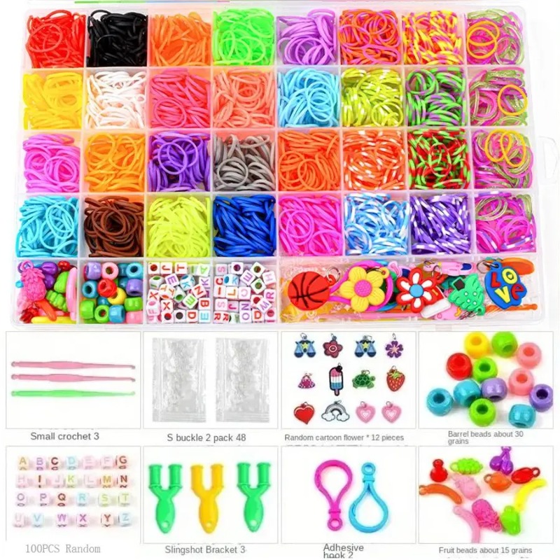 Jewelry Making Beginners - 4300+ Piezas de Bandas Elásticas de