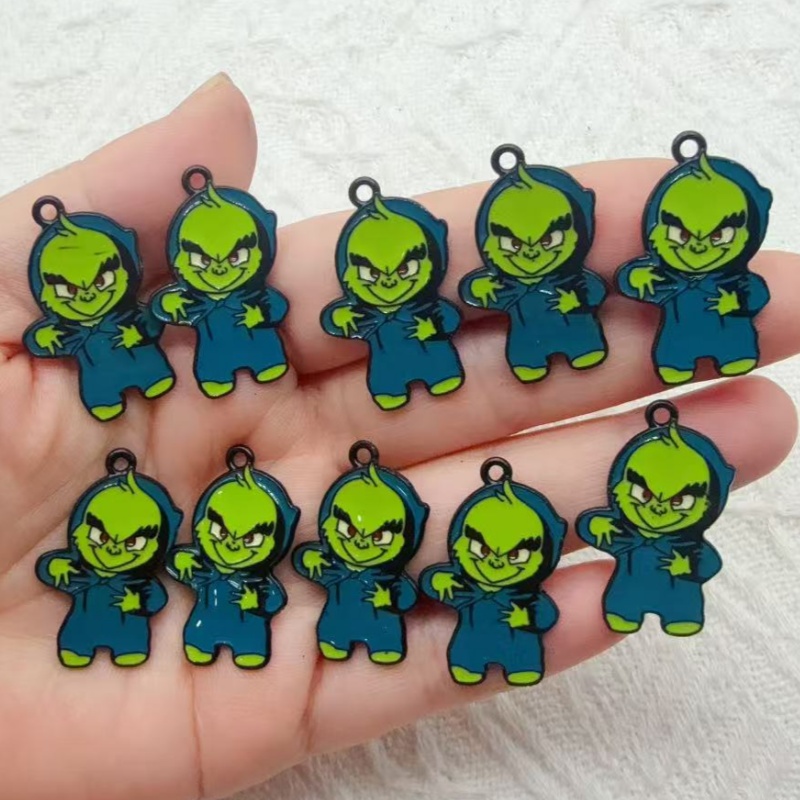 Jewelry Making Pendants - 10 piezas de colgantes navideños de