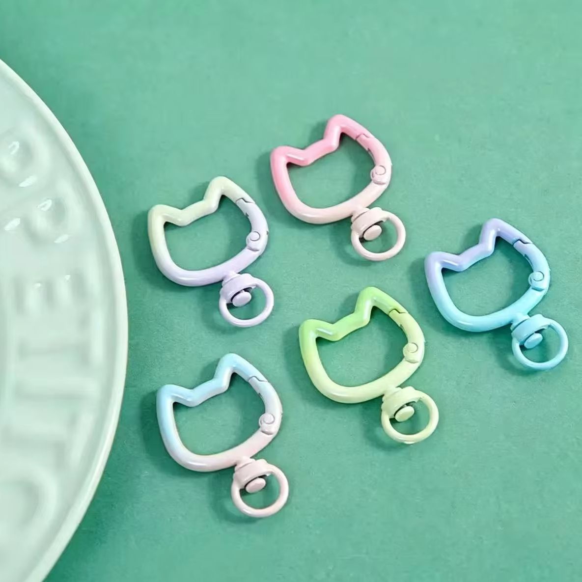 Jewelry Making Articles - Lote de 5-10 Mosquetones con Diseño