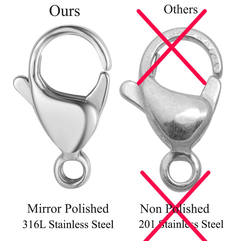 Cierres de Langosta de Acero I - Jewelry Making Hardware reseña y precio
