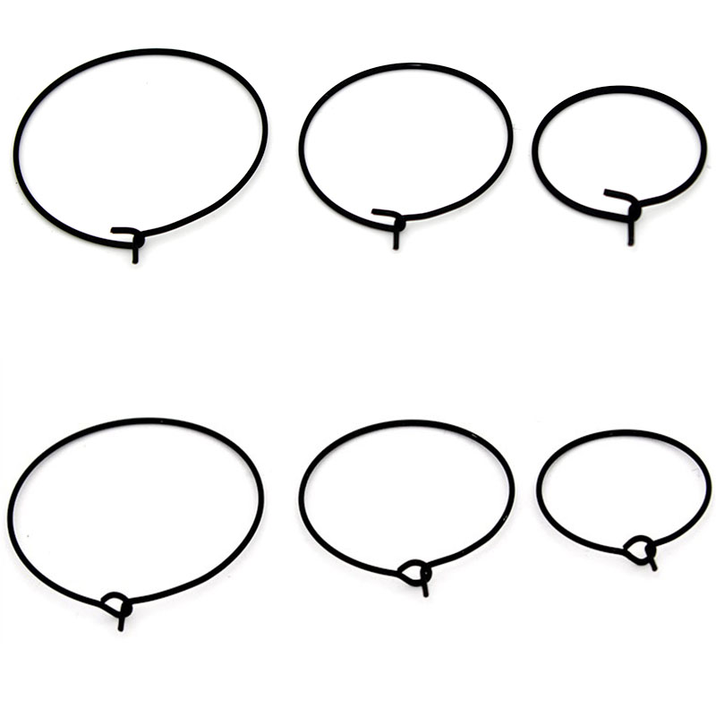 20 Piezas de Aros Circulares N - Jewelry Making Earring Supplies reseña y precio