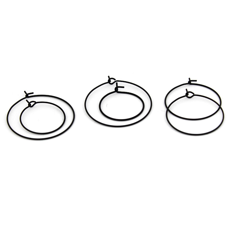 20 Piezas de Aros Circulares N - Jewelry Making Earring Supplies reseña y precio