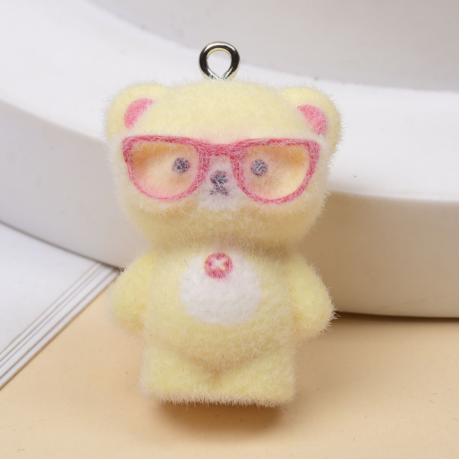 3 piezas de dijes de oso peque - Jewelry Making Glasses reseña y precio