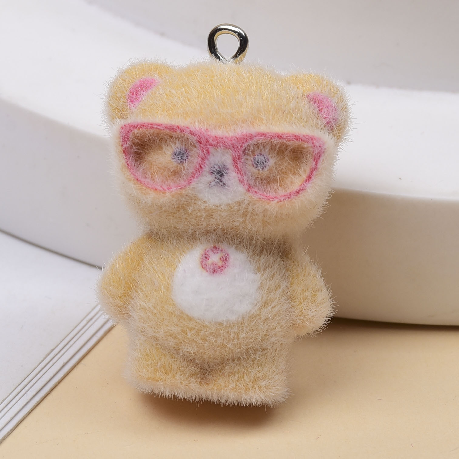 3 piezas de dijes de oso peque - Jewelry Making Glasses reseña y precio