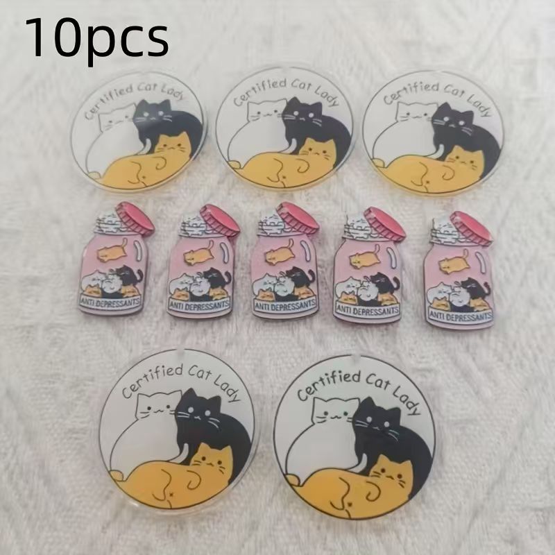 10 piezas de colgantes acrílic - Jewelry Making Pendants reseña y precio