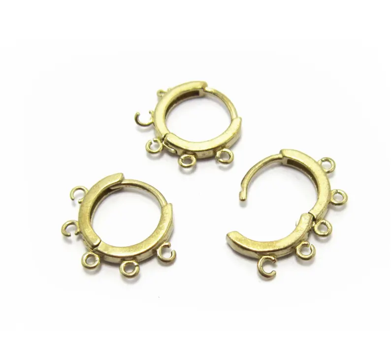 10 aros de latón para las orej - Jewelry Making Earring Supplies reseña y precio