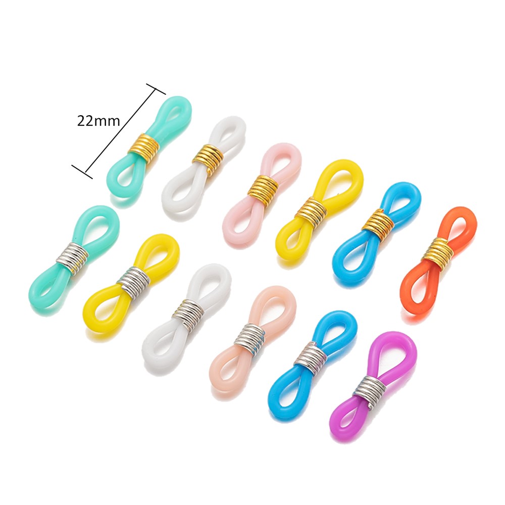 Conectores de extremo de goma  - Jewelry Making Glasses reseña y precio