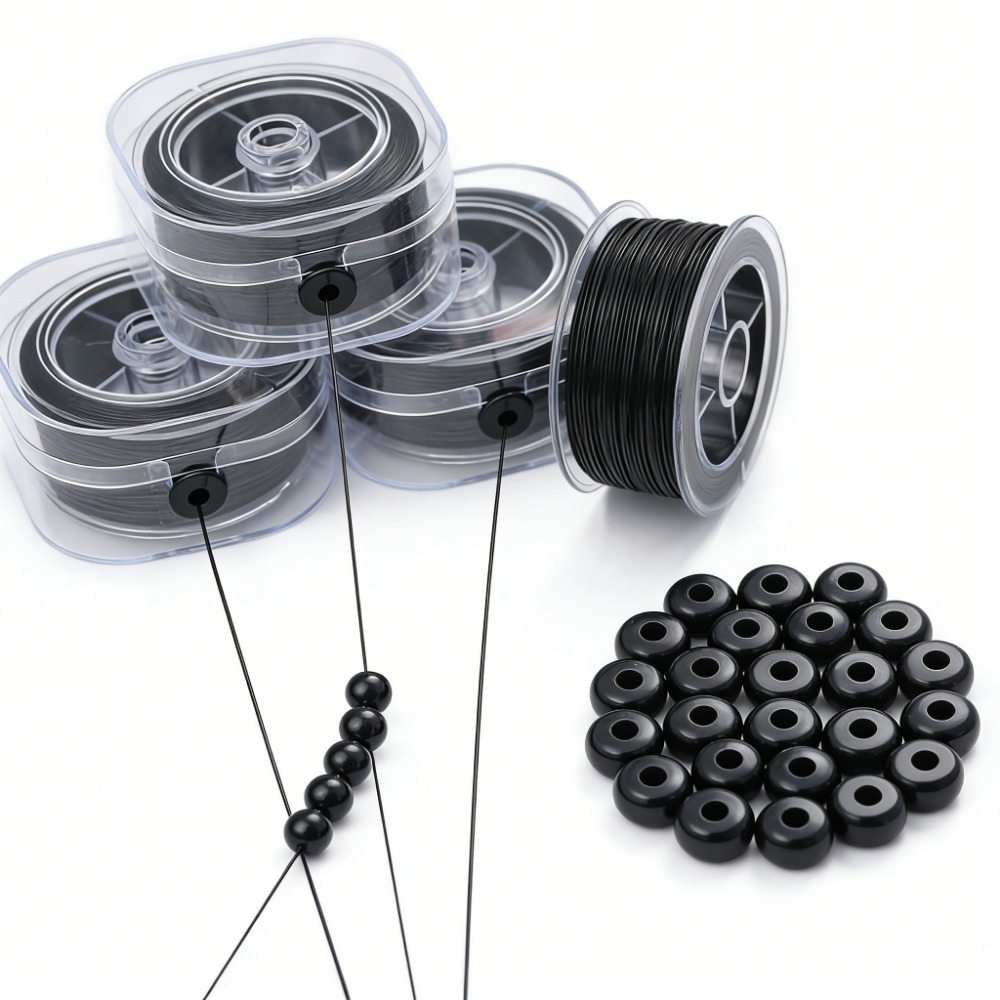 Cordón Elástico Negro de 0.5-1 - Jewelry Making Beginners reseña y precio