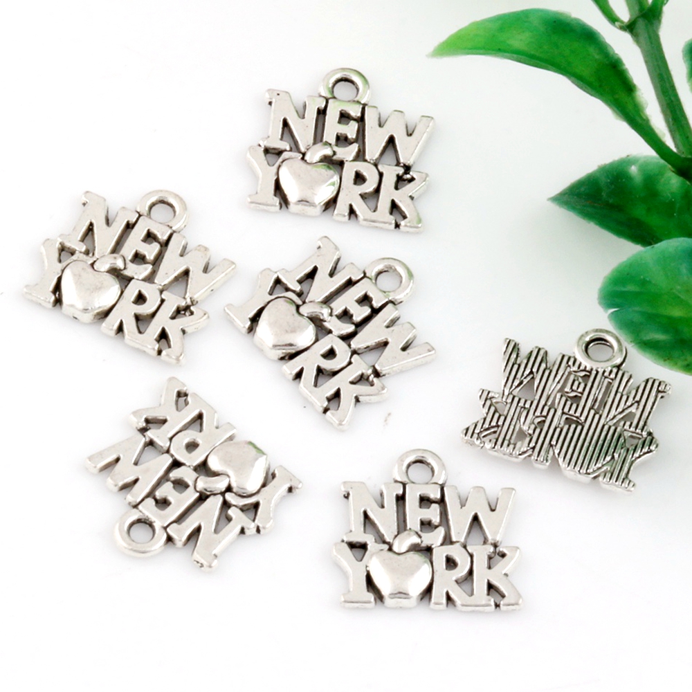 30 Uds. Colgantes de aleación  - Jewelry Making New York reseña y precio