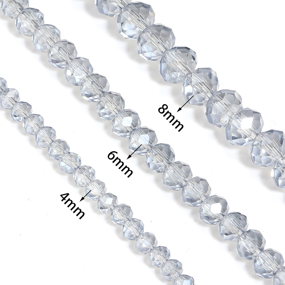 Cuentas de cristal facetadas d - Jewelry Making Light reseña y precio