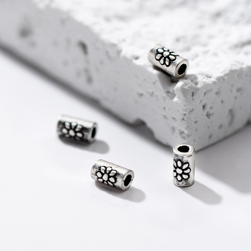 Cuentas espaciadoras de plata  - Jewelry Making In La reseña y precio