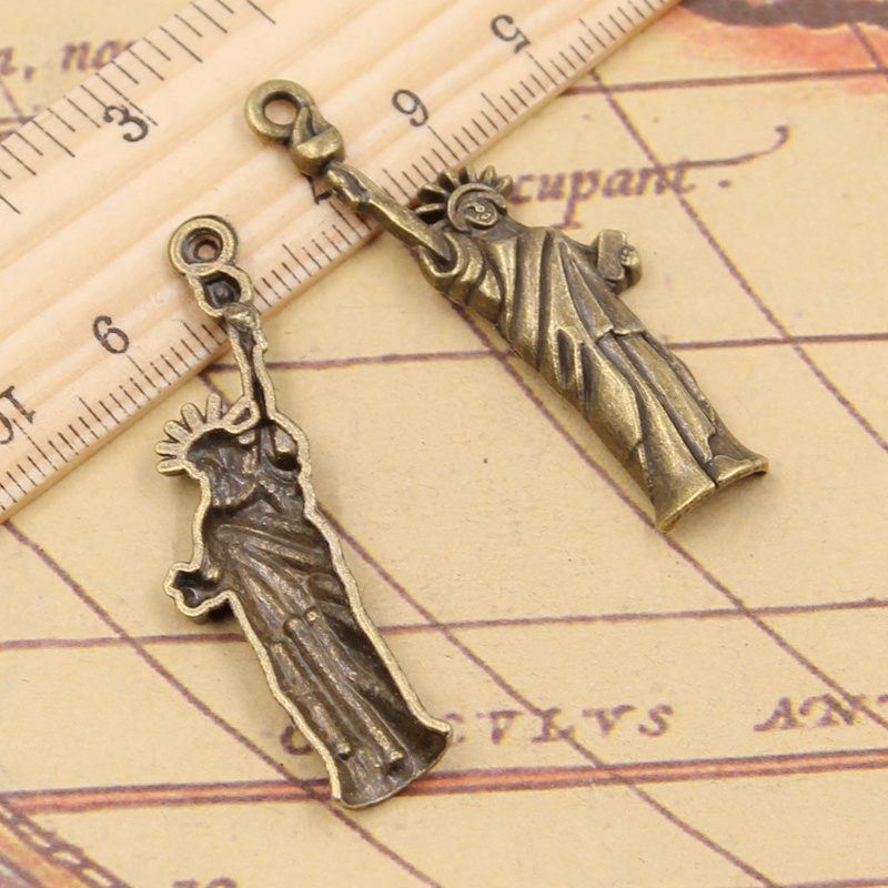 Dijes de Estatua de la liberta - Jewelry Making New York reseña y precio