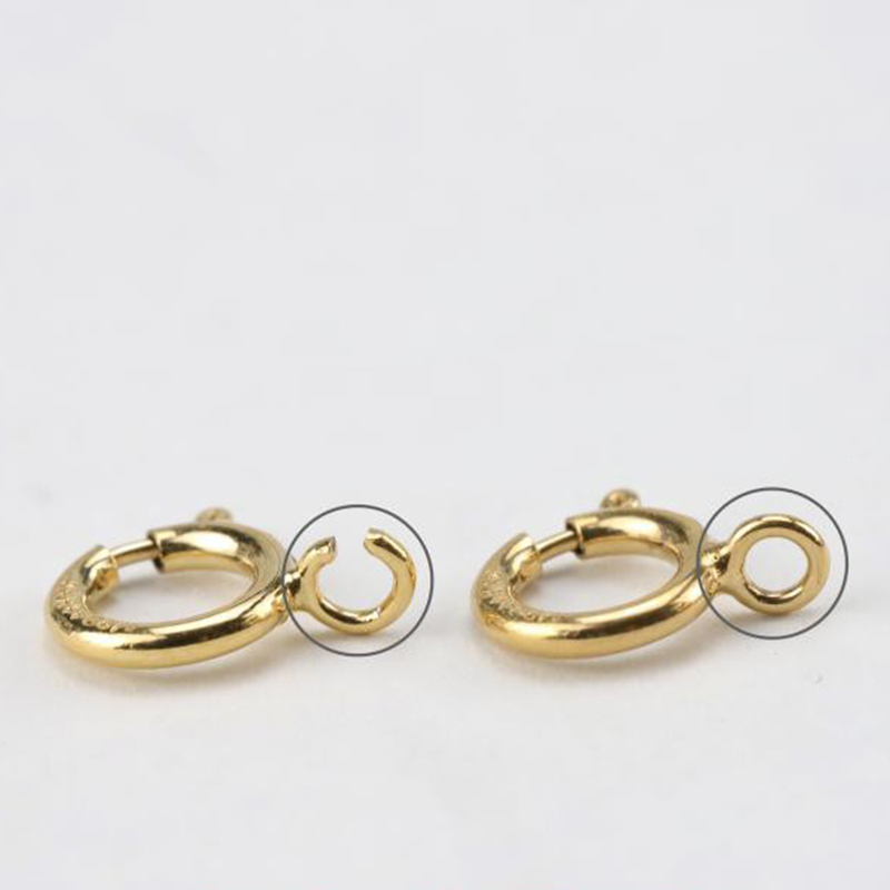 Cierres de Anillo de Resorte d - Jewelry Making Articles reseña y precio