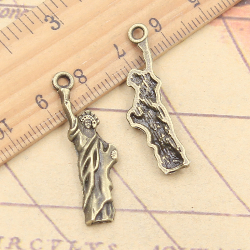 20 piezas dijes Estatua de la  - Jewelry Making New York reseña y precio
